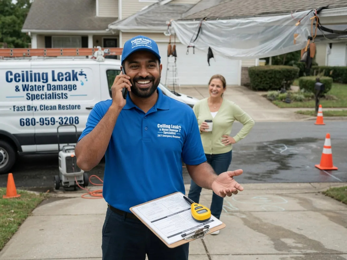 Ceiling Leak Cleanup Tucker, AR FAQs